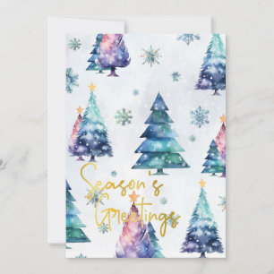 Carte de vacances Noël Appartement Bonnes Fêtes