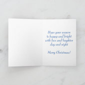 Carte de vacances Noël au Canada (Intérieur)