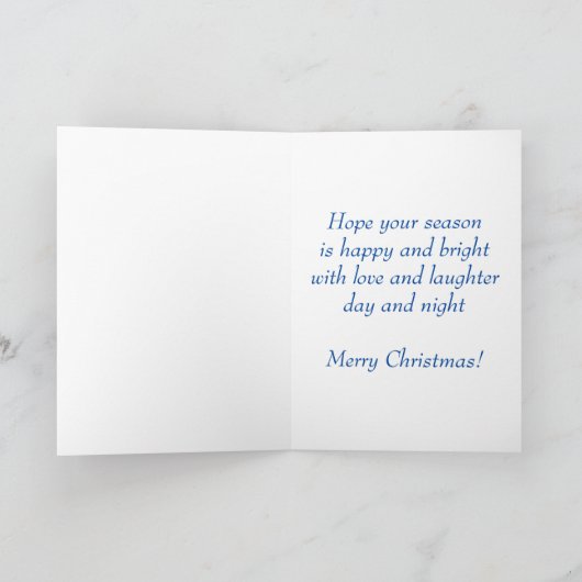 Carte de vacances Noël au Canada (Intérieur)