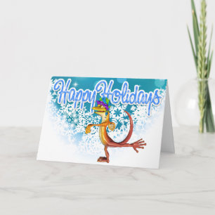 Carte de vacances/Noël de Gecko - SRF