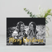 Carte de vacances Noël Merry Foil (Debout devant)
