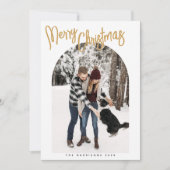 Carte de vacances Noël moderne (Devant)