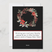 Carte de vacances Noël Moving Faire-part (Dos)