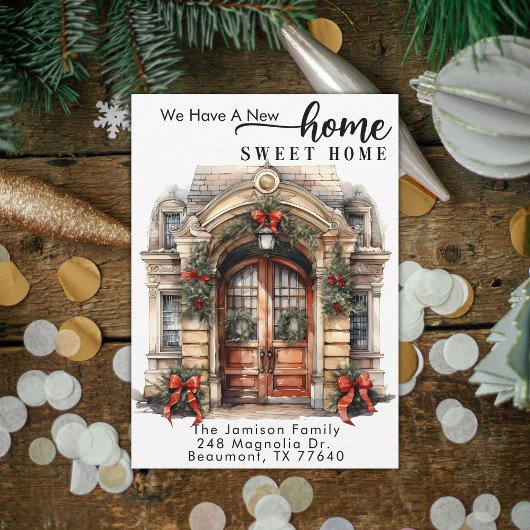 Carte de vacances Noël Moving Faire-part