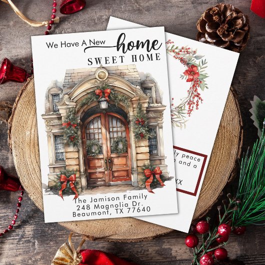 Carte de vacances Noël Moving Faire-part