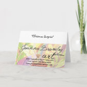 Carte de vacances Noël Surprise (Dos)