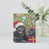 Carte de vacances Noël surprise (Debout devant)