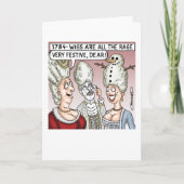 Carte de vacances Noël Wigs (Devant)