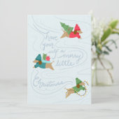 Carte de vacances non illustrée de photographies - (Debout devant)