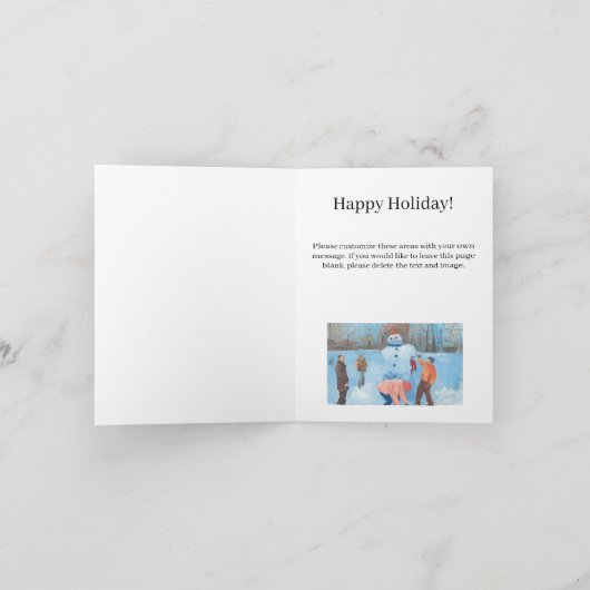 Carte de vacances North End (Intérieur)