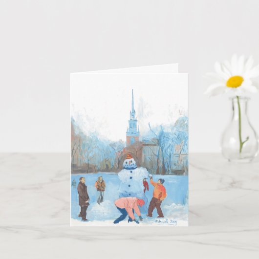 Carte de vacances North End (Petite plante)