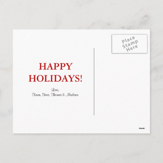 Carte de vacances Nutcrackers (Dos)