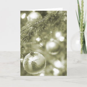 Carte de vacances Old World Sparkle