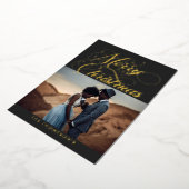 Carte de vacances Ornat Grey Joyeux Noël Foil (Rotation)