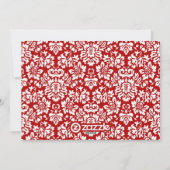 Carte de vacances ornée (Dos)