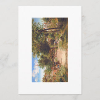 Carte de vacances ou de remerciement à motif uni