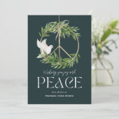 Carte de vacances paisible Dove Business (Debout devant)