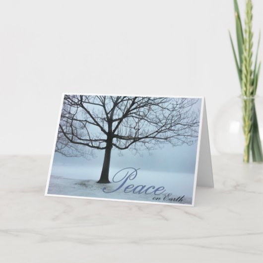 Carte de vacances Paix sur Terre (Devant)