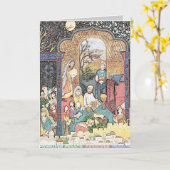 Carte de vacances : PÂQUE *1 (Fleur jaune)