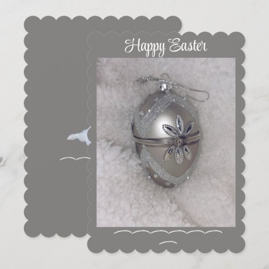 Carte de vacances Pâques (Devant / Derrière)