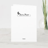 Carte de vacances Pâques de 5 po x 7 po (Dos)