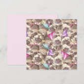 Carte de vacances Party Pugs (Devant / Derrière)