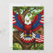 Carte de vacances Patriotic Eagle  (Devant)