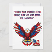 Carte de vacances Patriotic Eagle 