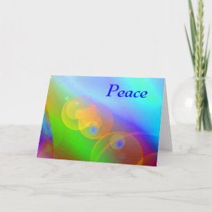 Carte de vacances Peace