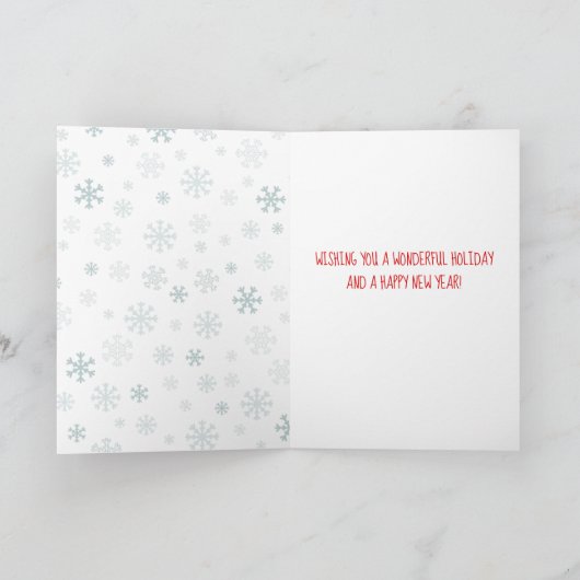 Carte de vacances Peace Joy Love (Intérieur)