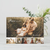 Carte de vacances Peace on Earth Classic Multi-Pho (Debout devant)