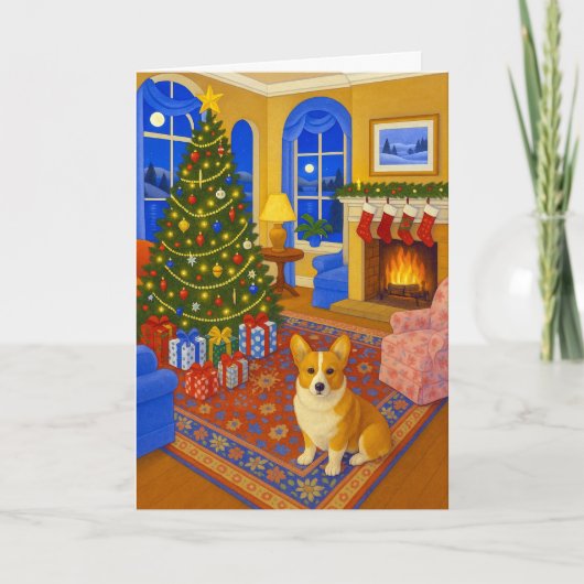 Carte de vacances Pembroke Welsh Corgi (Devant)