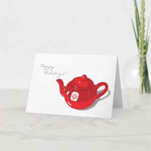 Carte de vacances Peppermenthe Teapot