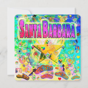 Carte de vacances père Noël Barbara Epoch Heure