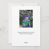 Carte de vacances personnalisable. (Dos)