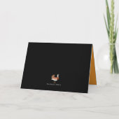 Carte de vacances personnalisable Birdie (Dos)