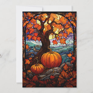 Carte de vacances personnalisée de Thanksgiving au