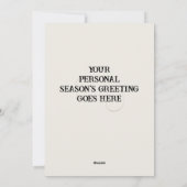 Carte de vacances personnalisée Flat Eagle (Dos)