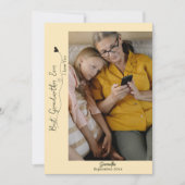 Carte de vacances personnalisée Meilleure grand-mè (Devant)