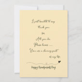 Carte de vacances personnalisée Meilleure grand-mè (Dos)