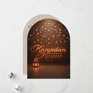 Carte de vacances personnalisée Ramadan Kareem