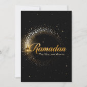 Carte de vacances personnalisée Ramadan MubaraK (Devant)