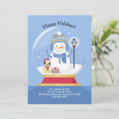 Carte de vacances Pet Snow Globe (Debout devant)