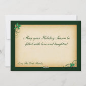 Carte de vacances photo (Dos)