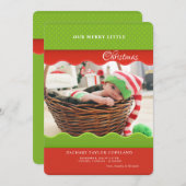 Carte de vacances photo à bords festonnés (Devant / Derrière)