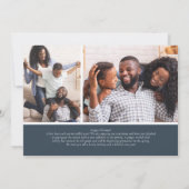 Carte de vacances photo à feuillage persistant Fra (Dos)