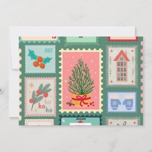 Carte de vacances photo à thème carte postale anci (Dos)