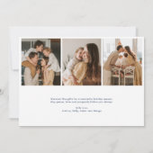 Carte de vacances photo Arch Hanoukka moderne (Dos)