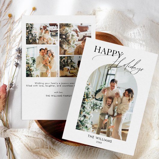 Carte de vacances photo Arche Carte de Noël