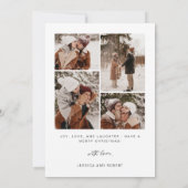 Carte de vacances photo Arche Mariée et Lumineuse (Dos)